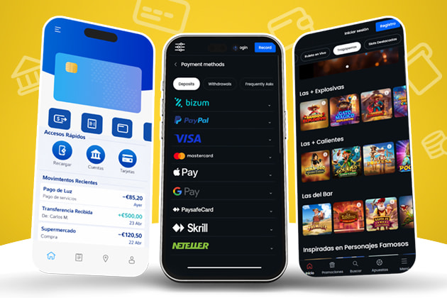 Los métodos de pago más usados en casinos online en España